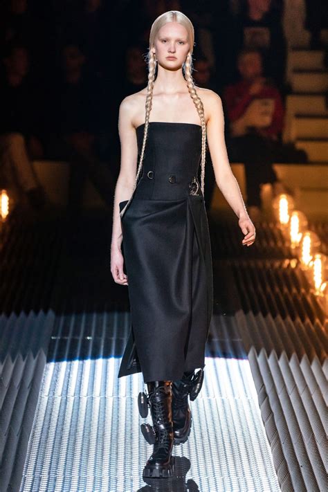 prada winter 2019/20|prada dresses for fall.